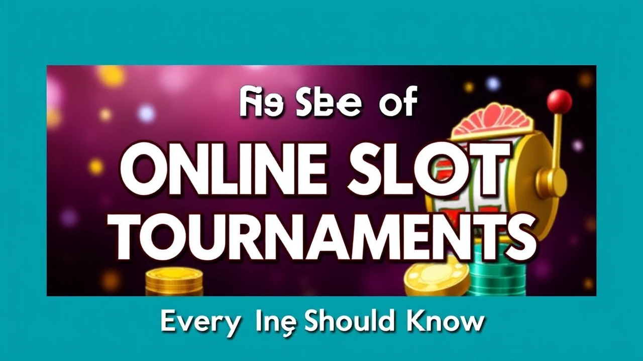 The Rise of Online Slot Tournaments: Everything You Should Know